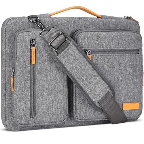 Domiso 17,3" sacoche ordinateur portable grise imperméable
