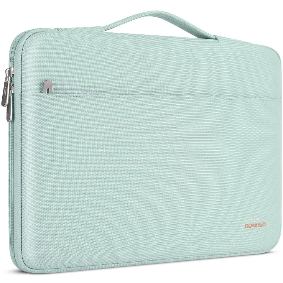 DOMISO 15,6 Pouces Housse Ordinateur Menthe Verte Imperméable