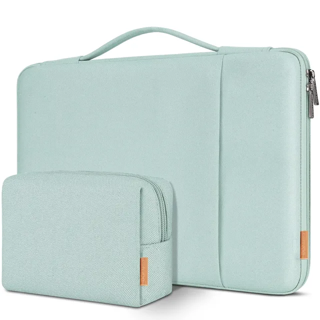 DOMISO Pochette PC portable 17,3 pouces menthe verte antichoc
