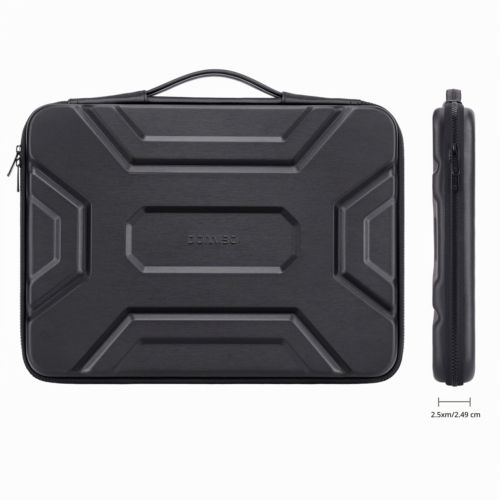 DOMISO housse EVA 15,6 pouces noire antichoc