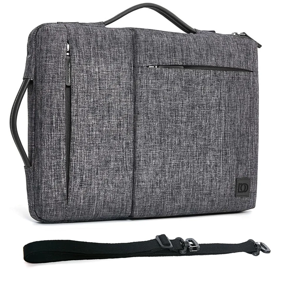 DOMISO Housse ordinateur portable 14 pouces gris imperméable