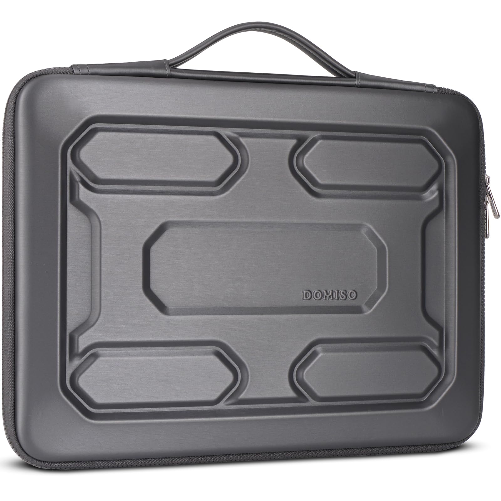 DOMISO Housse ordinateur portable 14 pouces gris foncé antichoc