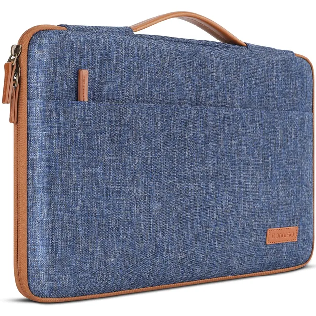 DOMISO housse ordinateur portable 15-15,6 pouces bleu imperméable