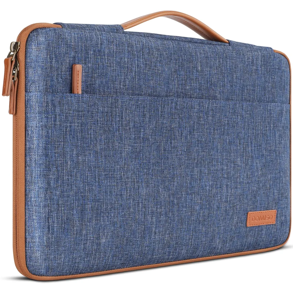 DOMISO housse ordinateur portable 15-15,6 pouces bleu imperméable