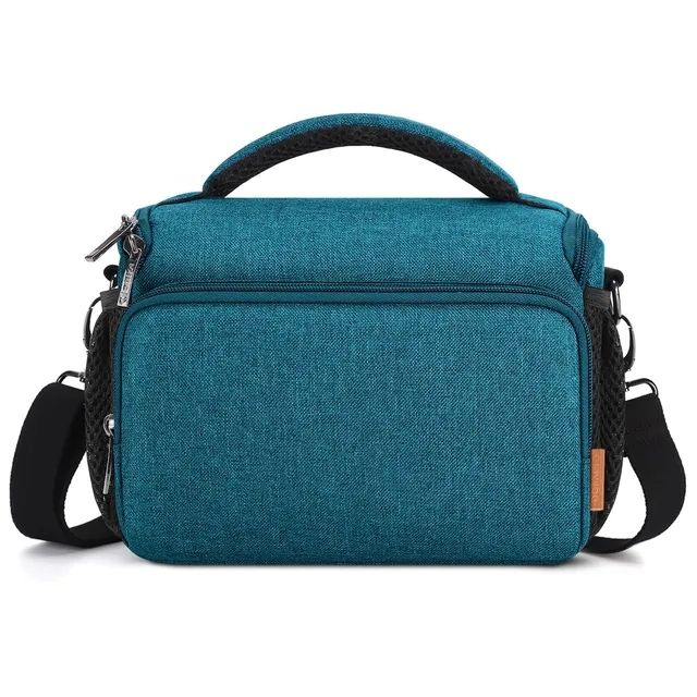 Domiso sac appareil photo reflex turquoise compact