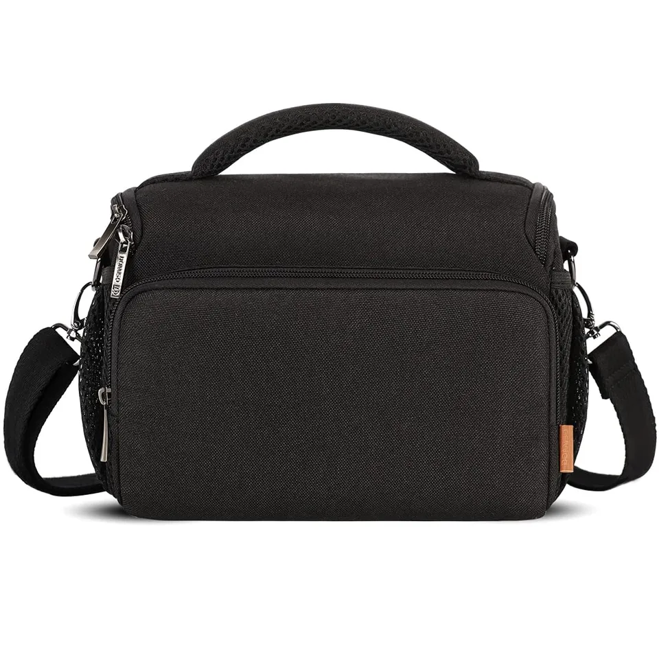 Domiso sac appareil photo reflex noir compact
