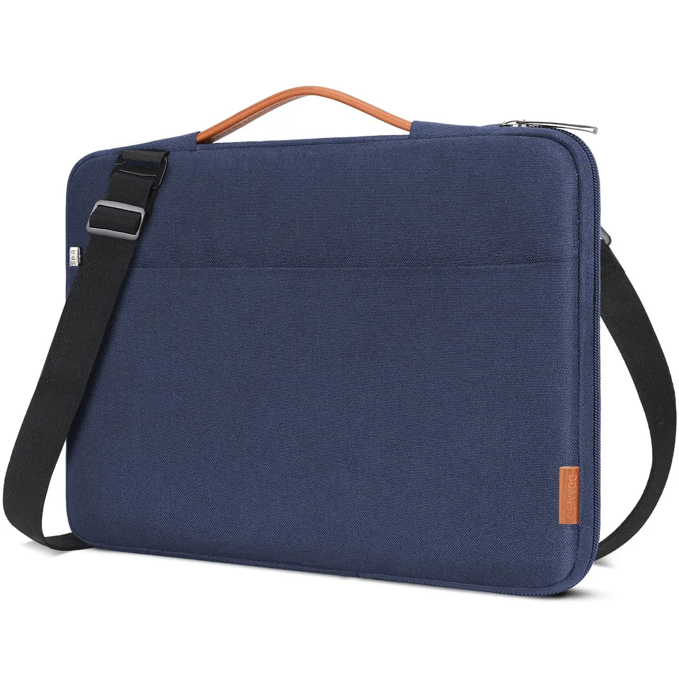 DOMISO housse 14 pouces ordinateur portable bleu foncé antichoc