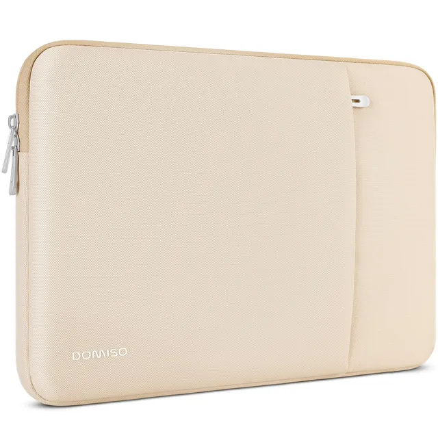 DOMISO 17,3" sacoche ordinateur portable beige étanche
