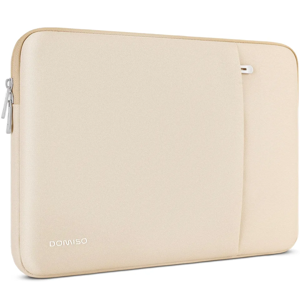 DOMISO 17,3" sacoche ordinateur portable beige étanche