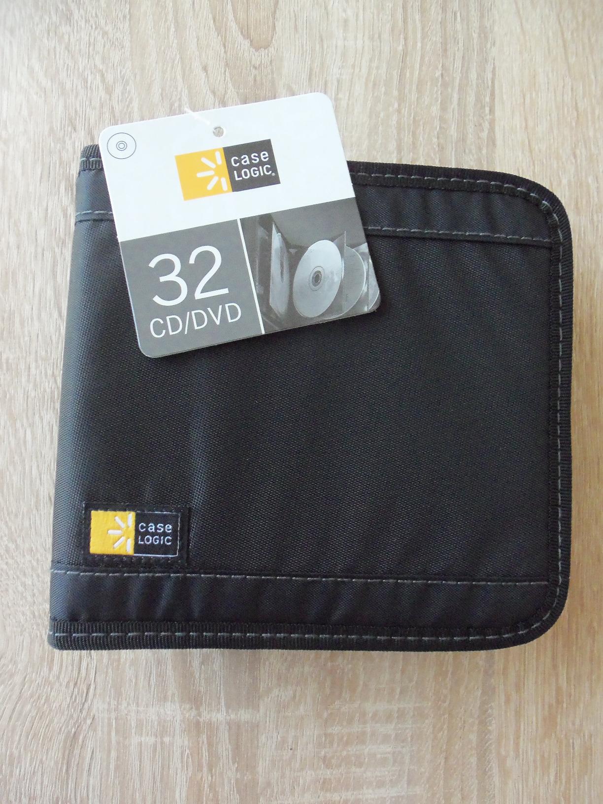 Case Logic CDW-32 Portefeuille CD 32 Disques Noir