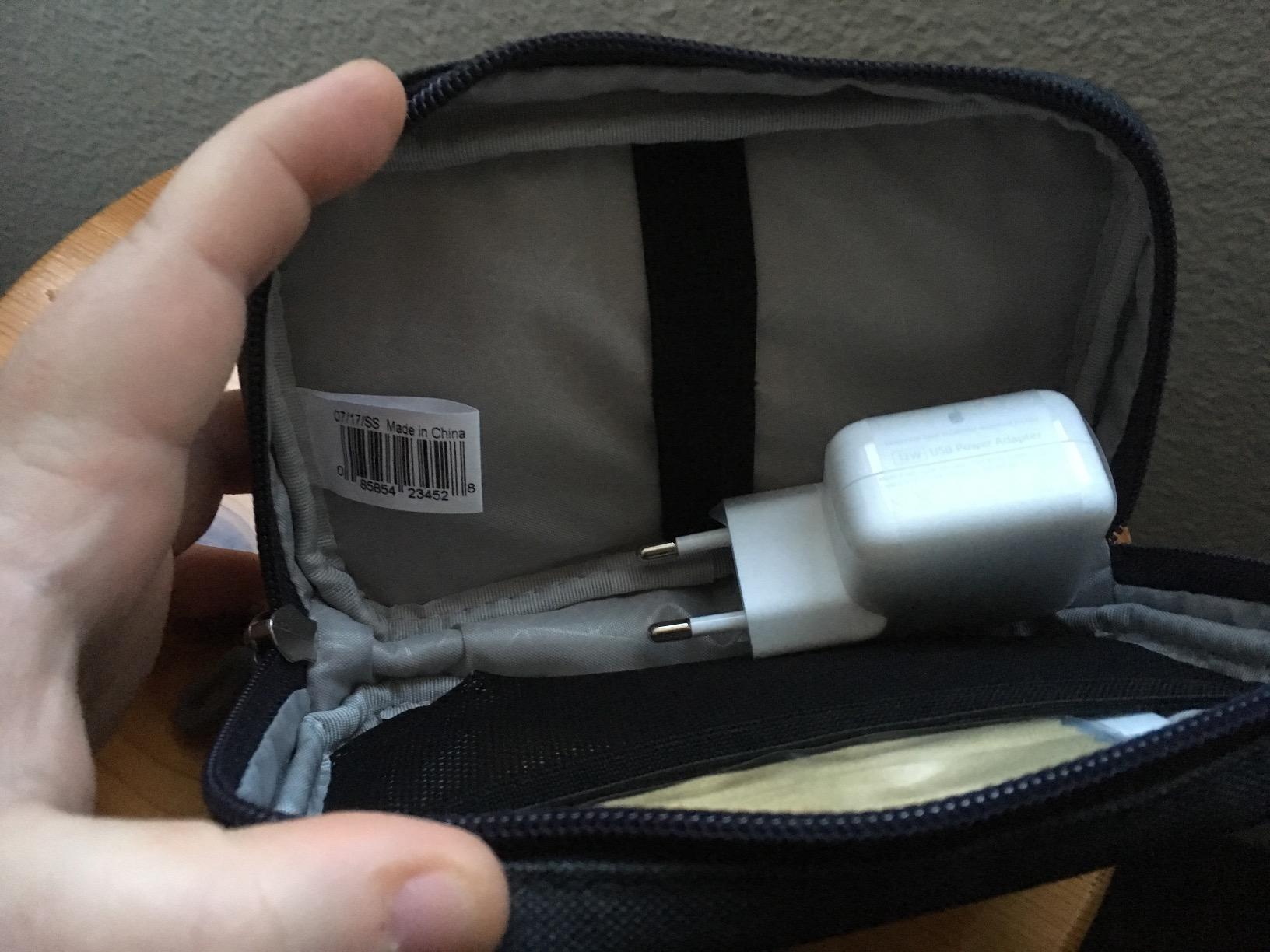 Case Logic étui accessoires nylon moyen gris organiseur