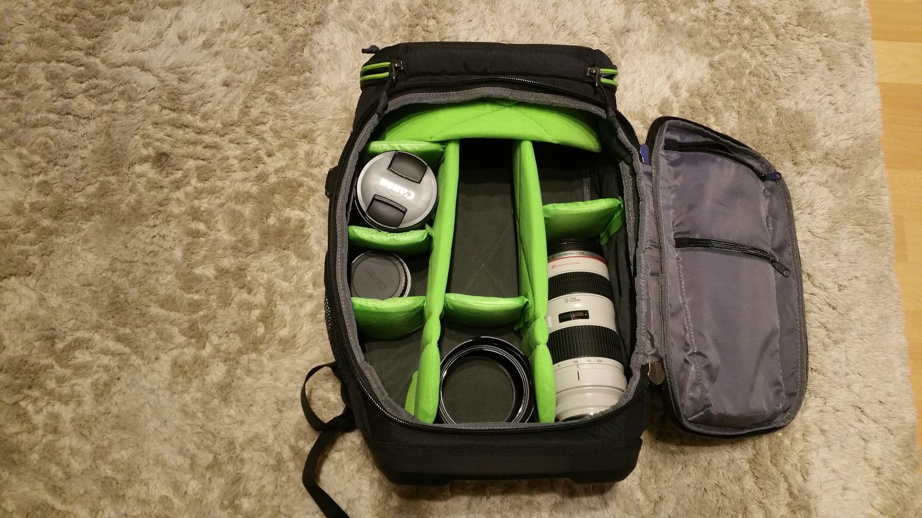 Case Logic Kontrast KDB101 sac à dos photo noir 15,2 pouces