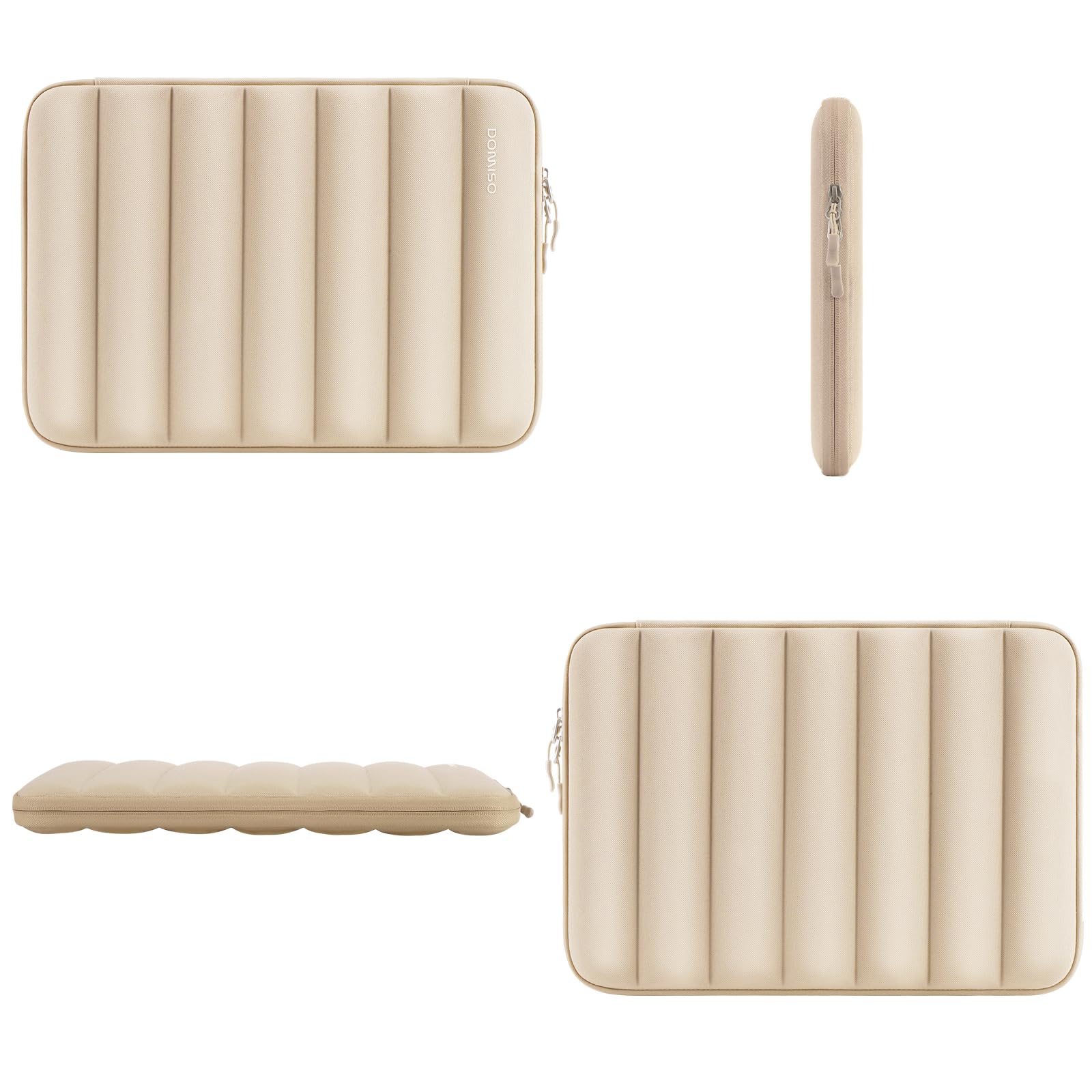 DOMISO 15,6 pouces housse PC portable beige jaune étanche