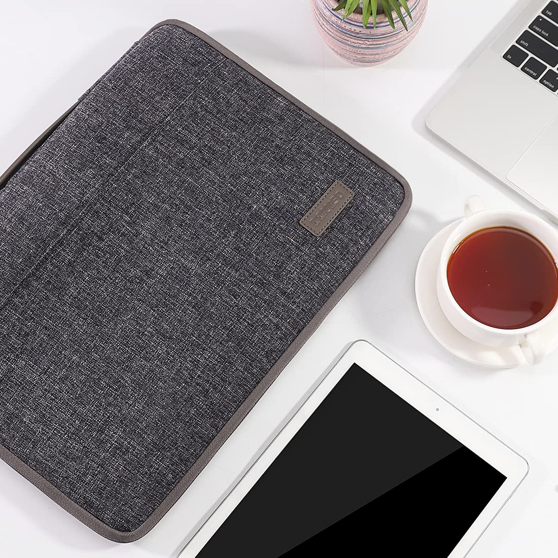 DOMISO 10 pouces housse tablette grise imperméable
