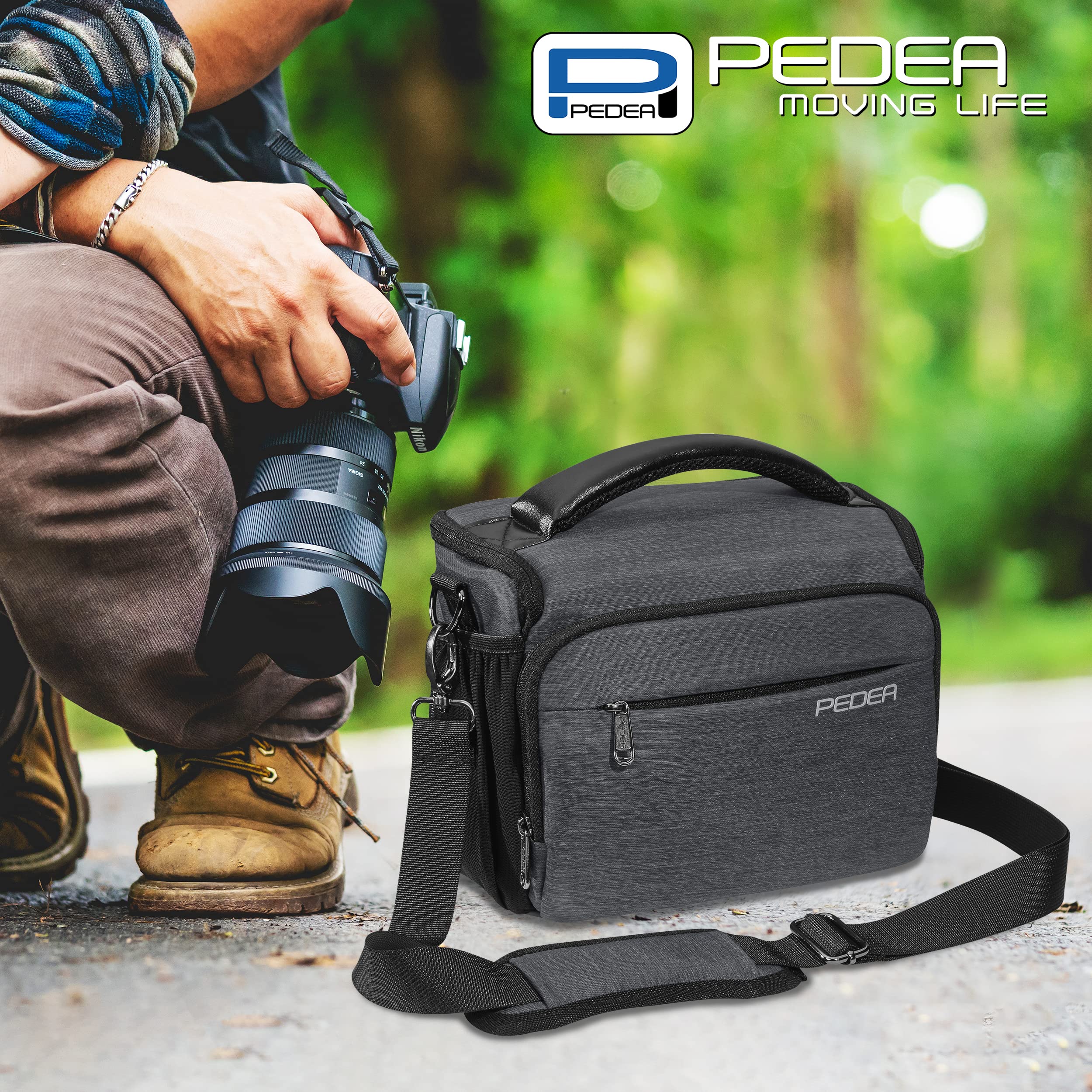 Pedea Noble sac à dos photo argent anti-vol