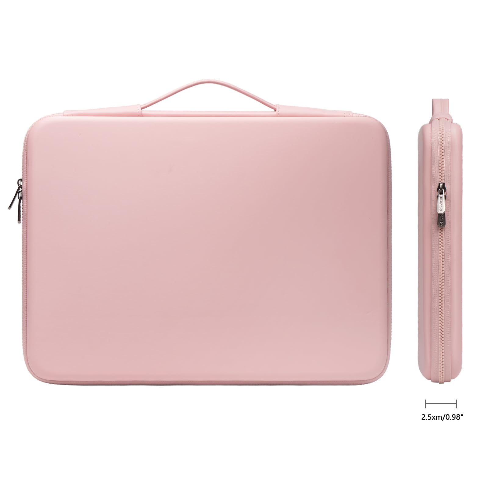 DOMISO Housse ordinateur portable 14 pouces rose antichoc