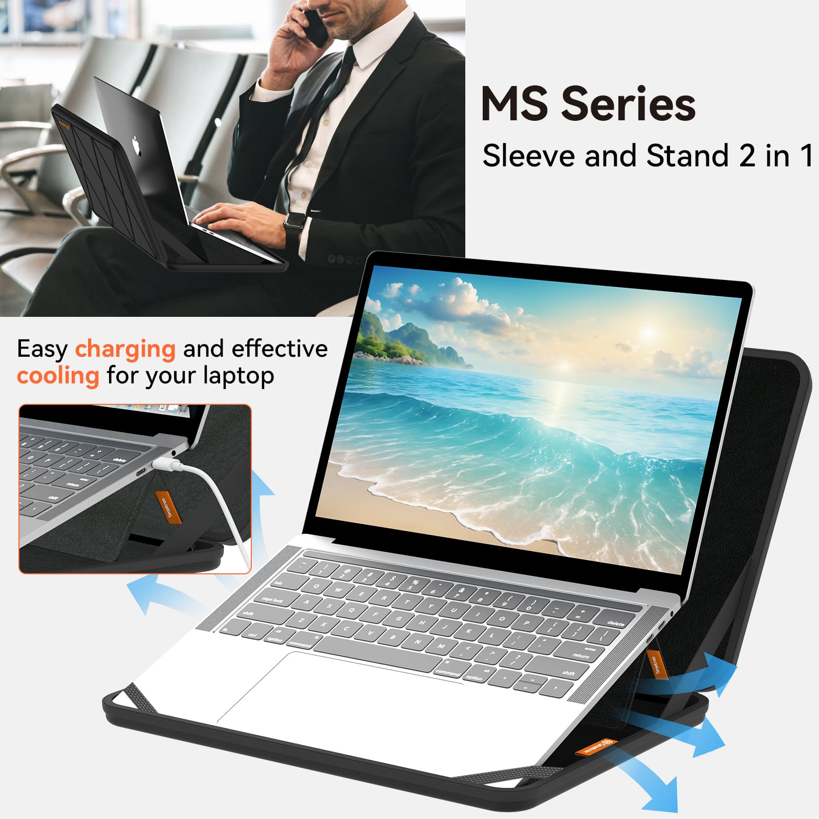 Smatree MS50 housse PC 14 pouces EVA Dell Latitude