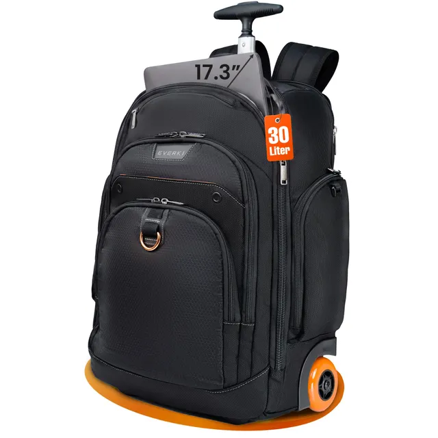 EVERKI Atlas Wheeled 2 EKP122B-ECO sac à dos roulettes 30L