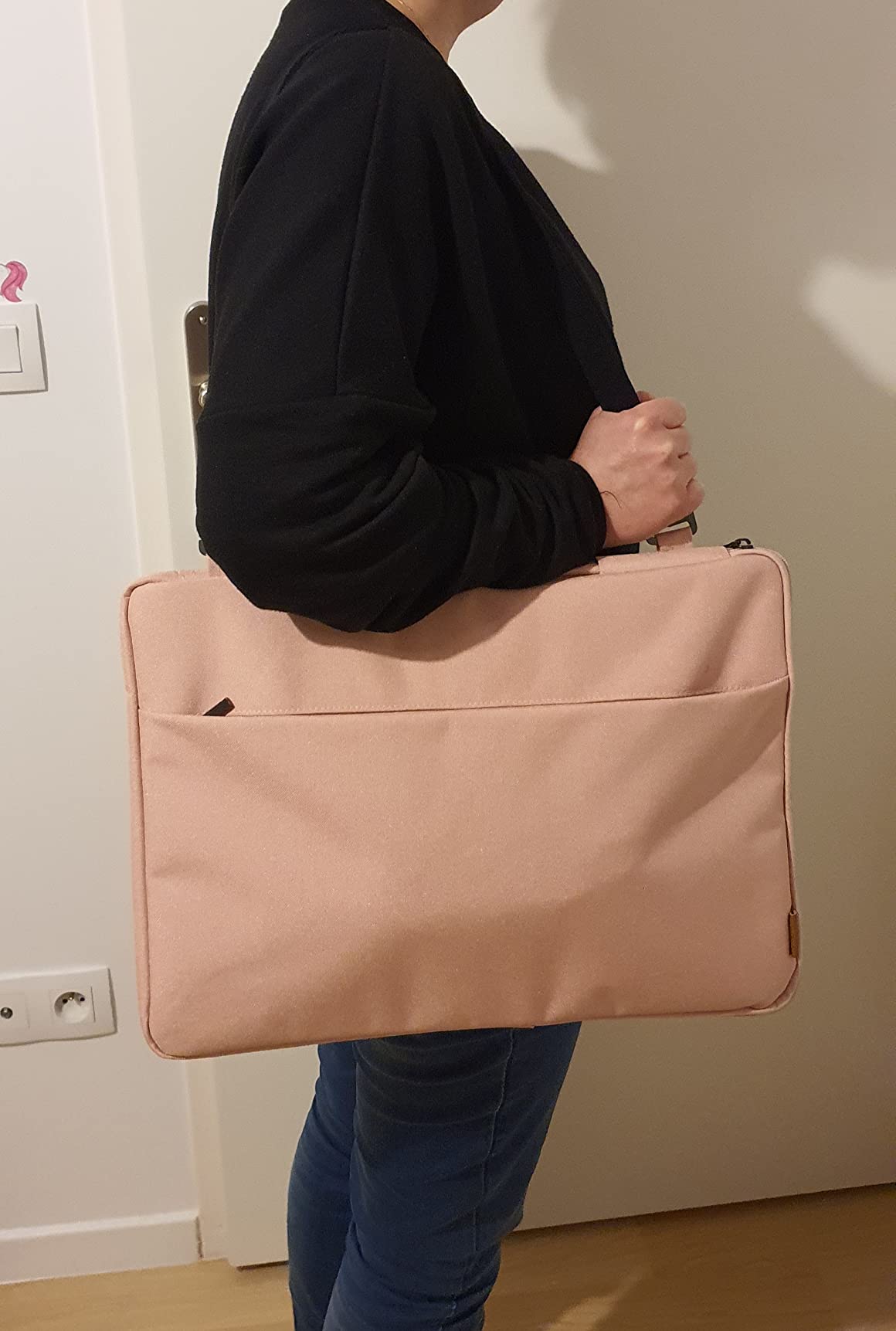 DOMISO 17,3" housse ordinateur portable rose imperméable