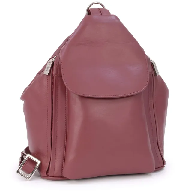Visconti 18357 Danii sac à dos cuir rouge multipoches