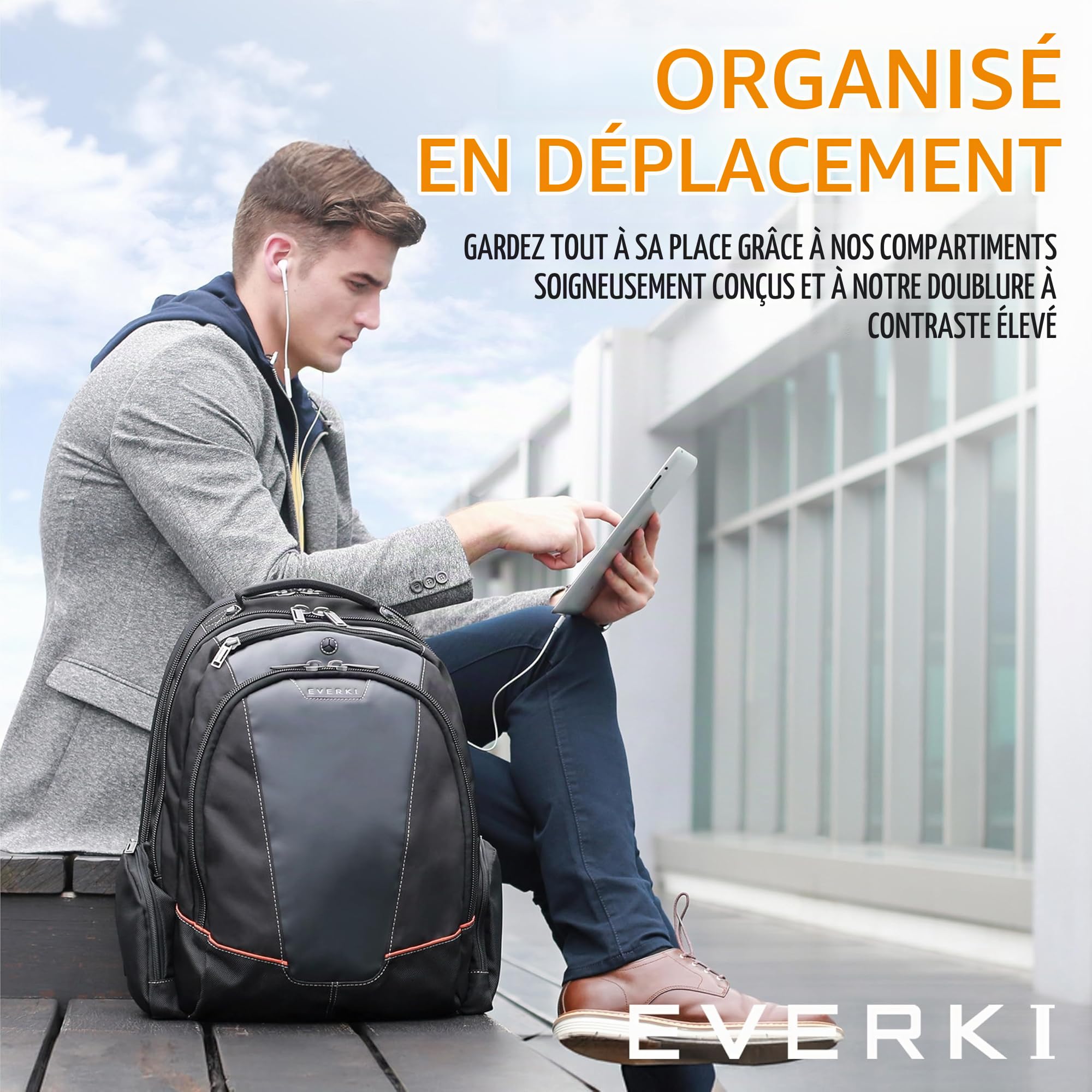 Everki Flight EKP119 sac à dos business 16 pouces 28,5L noir