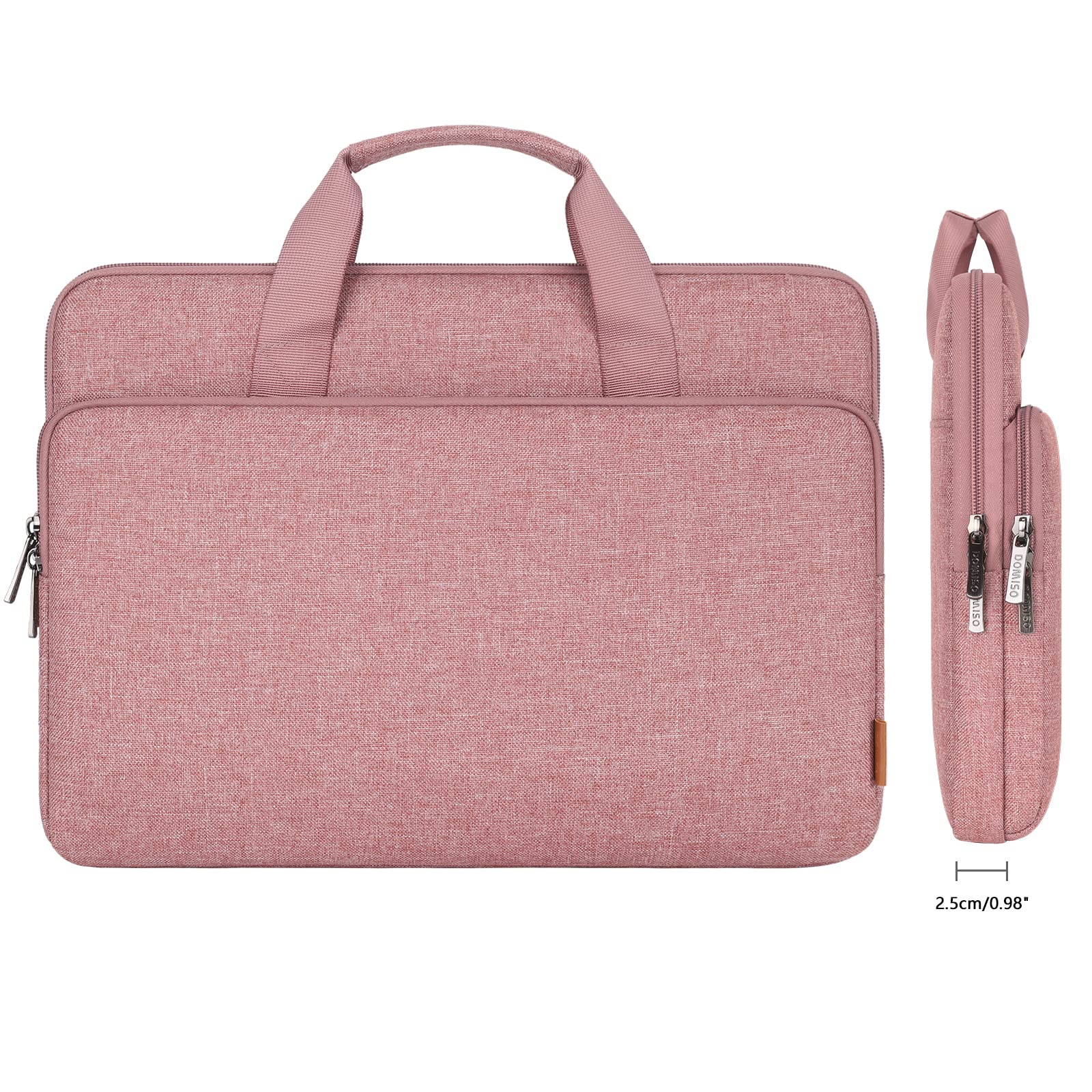 DOMISO Housse ordinateur portable 17,3 pouces rouge imperméable