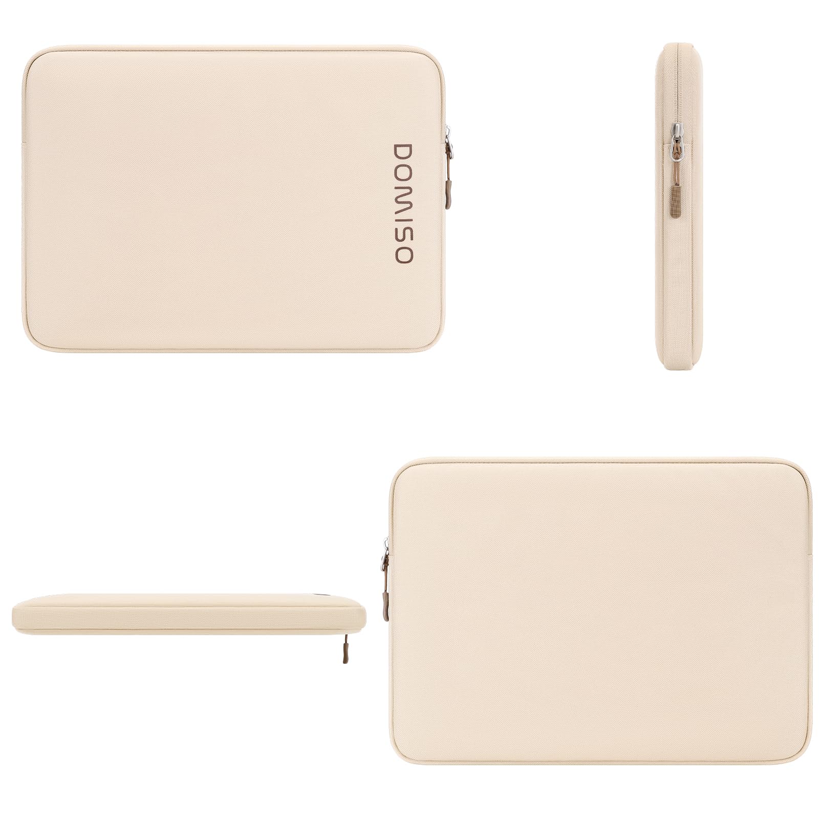 DOMISO 15,6 pouces housse ordinateur beige jaune étanche
