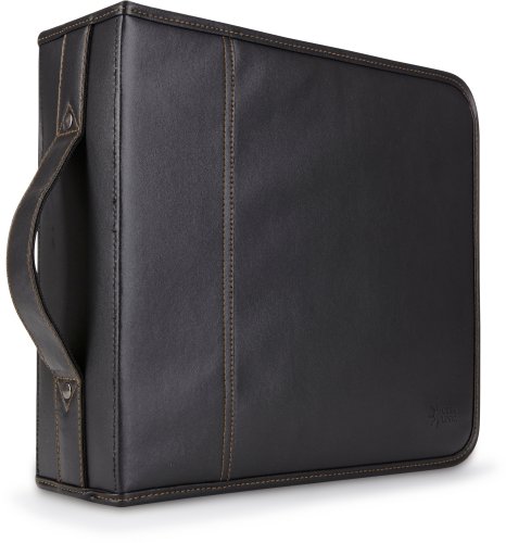 Case Logic KSW208 étui 208 CD simili-cuir noir costaud