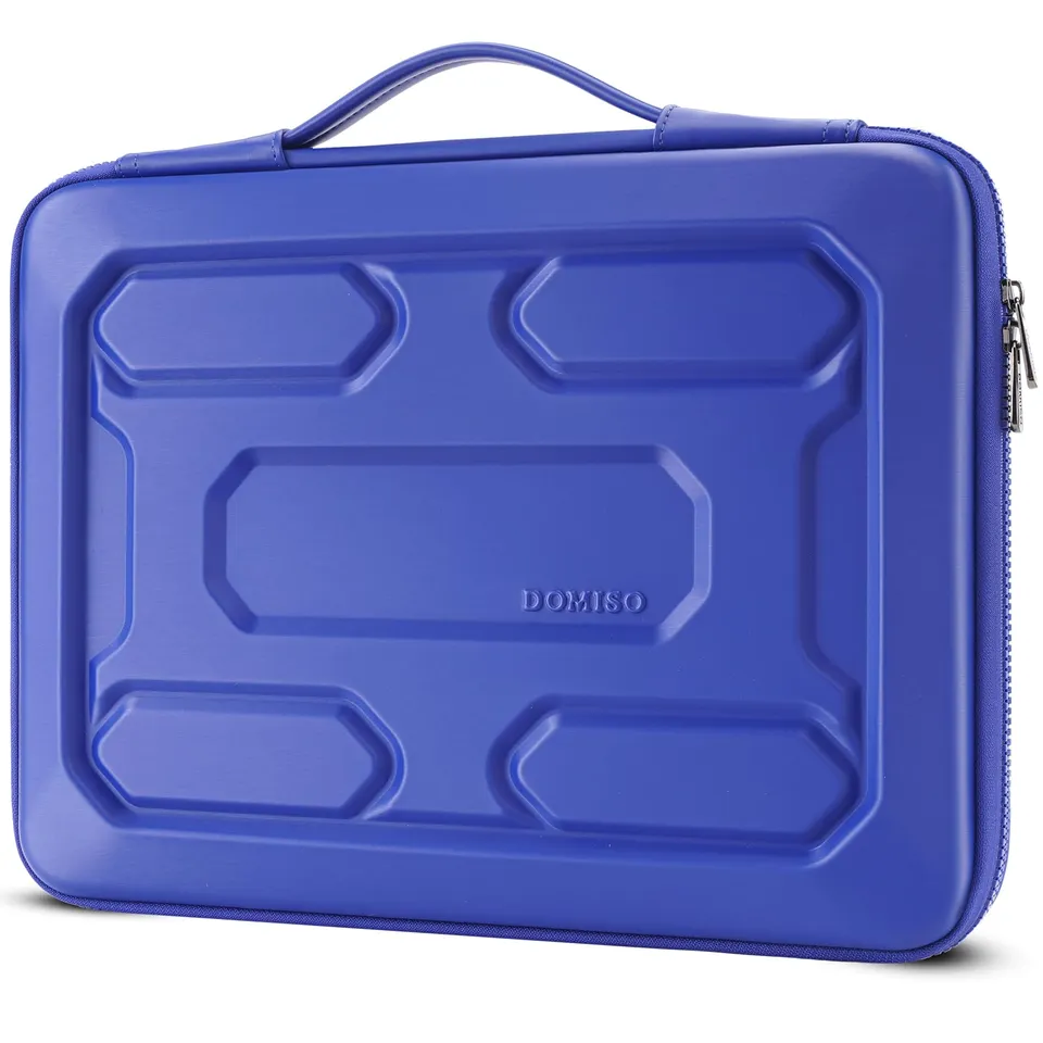 Domiso Housse PC 17 Pouces EVA Bleu Royal Antichoc