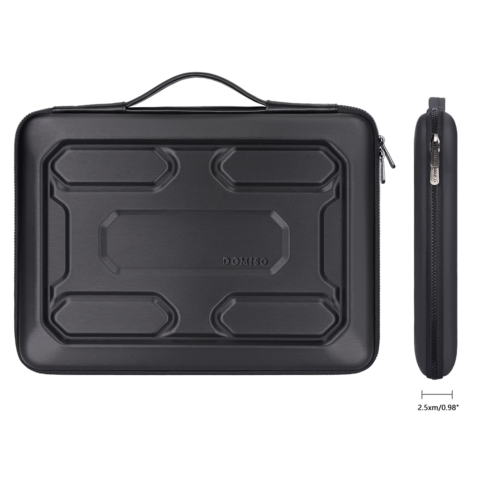 Domiso 14" housse PC EVA noir poignée antichoc