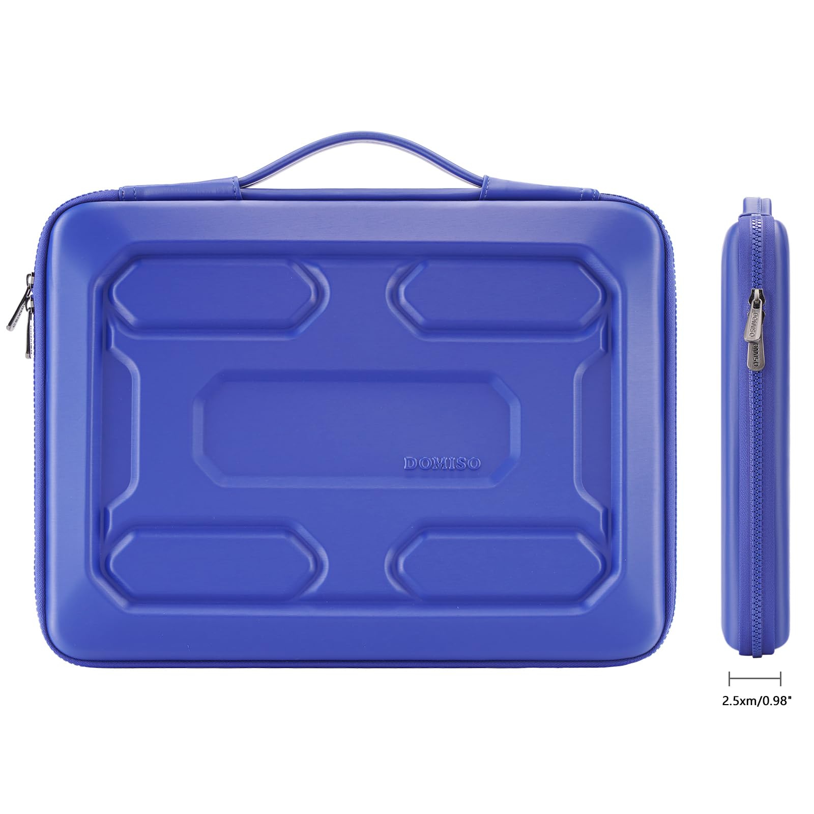 Domiso Housse PC 17 Pouces EVA Bleu Royal Antichoc
