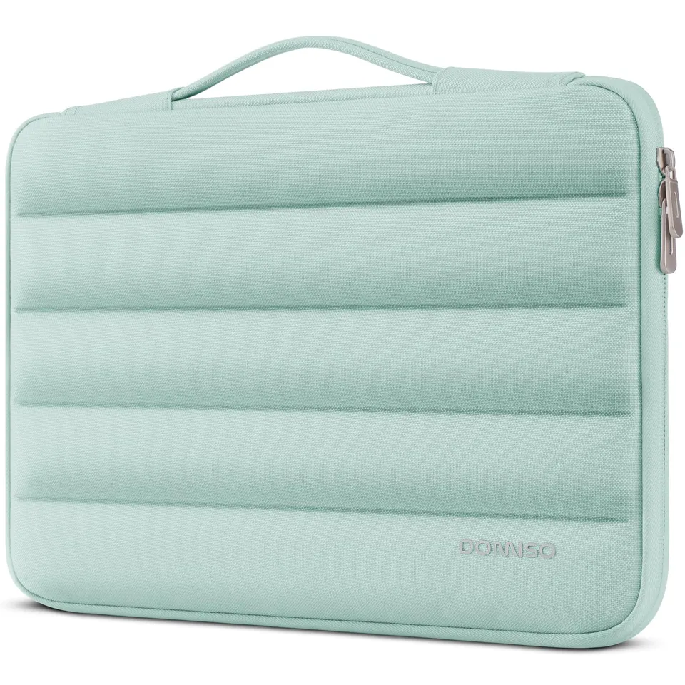 DOMISO 17,3 Pouces Housse Ordinateur Portable Menthe Verte Imperméable