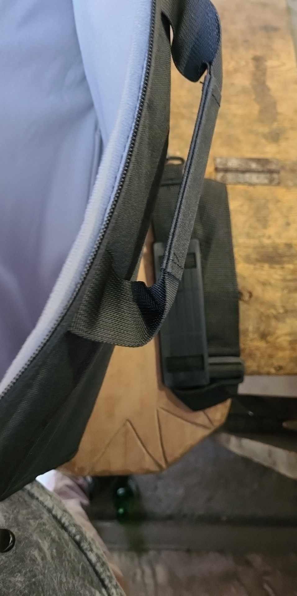Jooeer pochette ordinateur 13/14/15" grise bandoulière imperméable