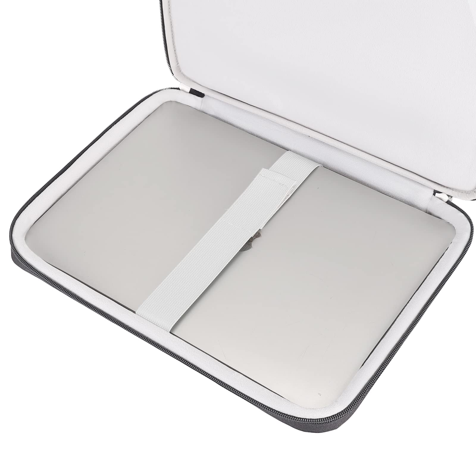 DOMISO 15,6 Pouces Housse Ordinateur Portable Noir Imperméable
