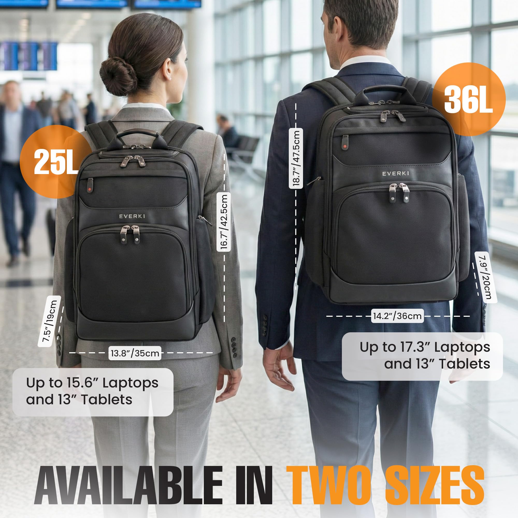 Everki Onyx EKP132 sac à dos 15,6" noir 25 L