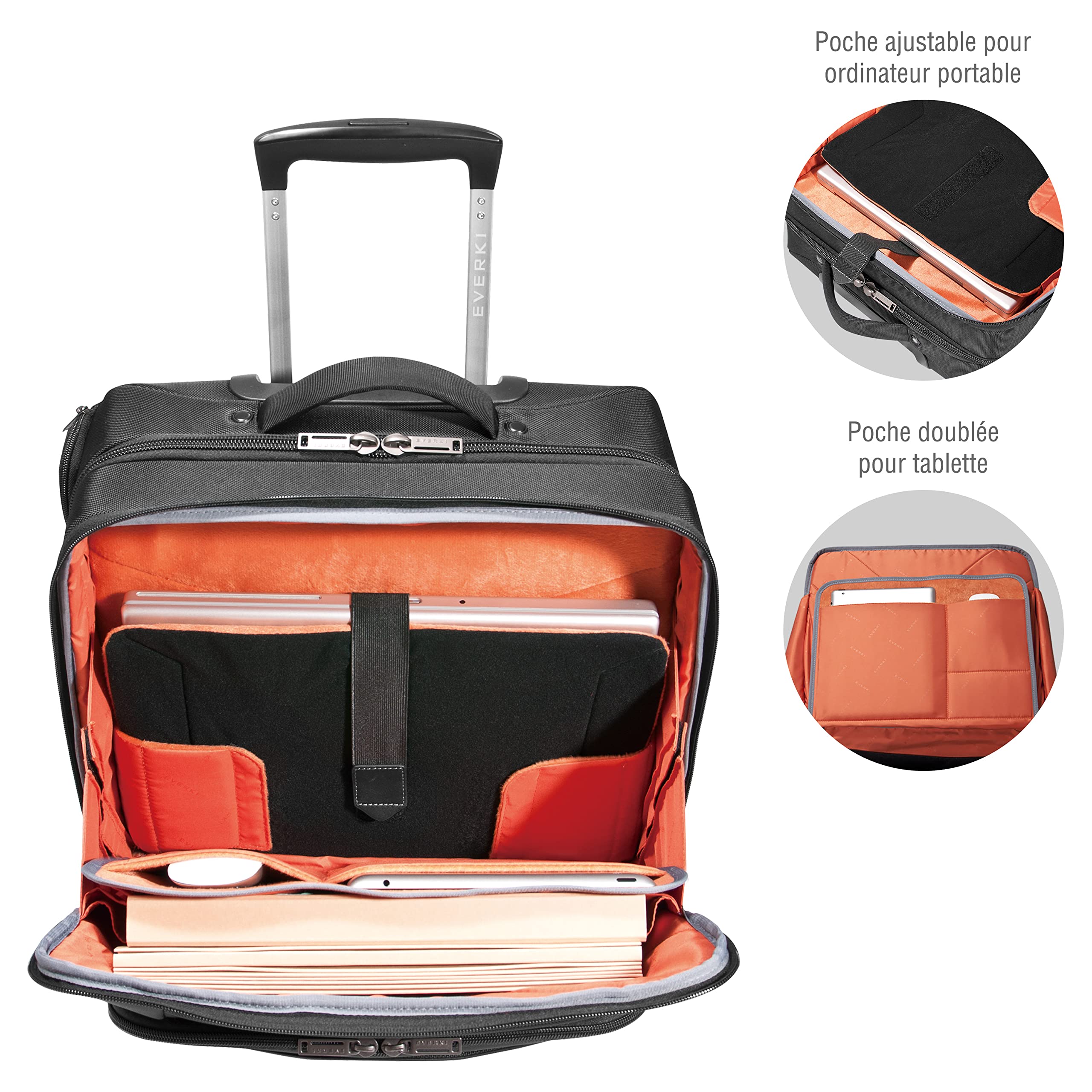 Everki Journey EKB440 trolley 16" noir 27L