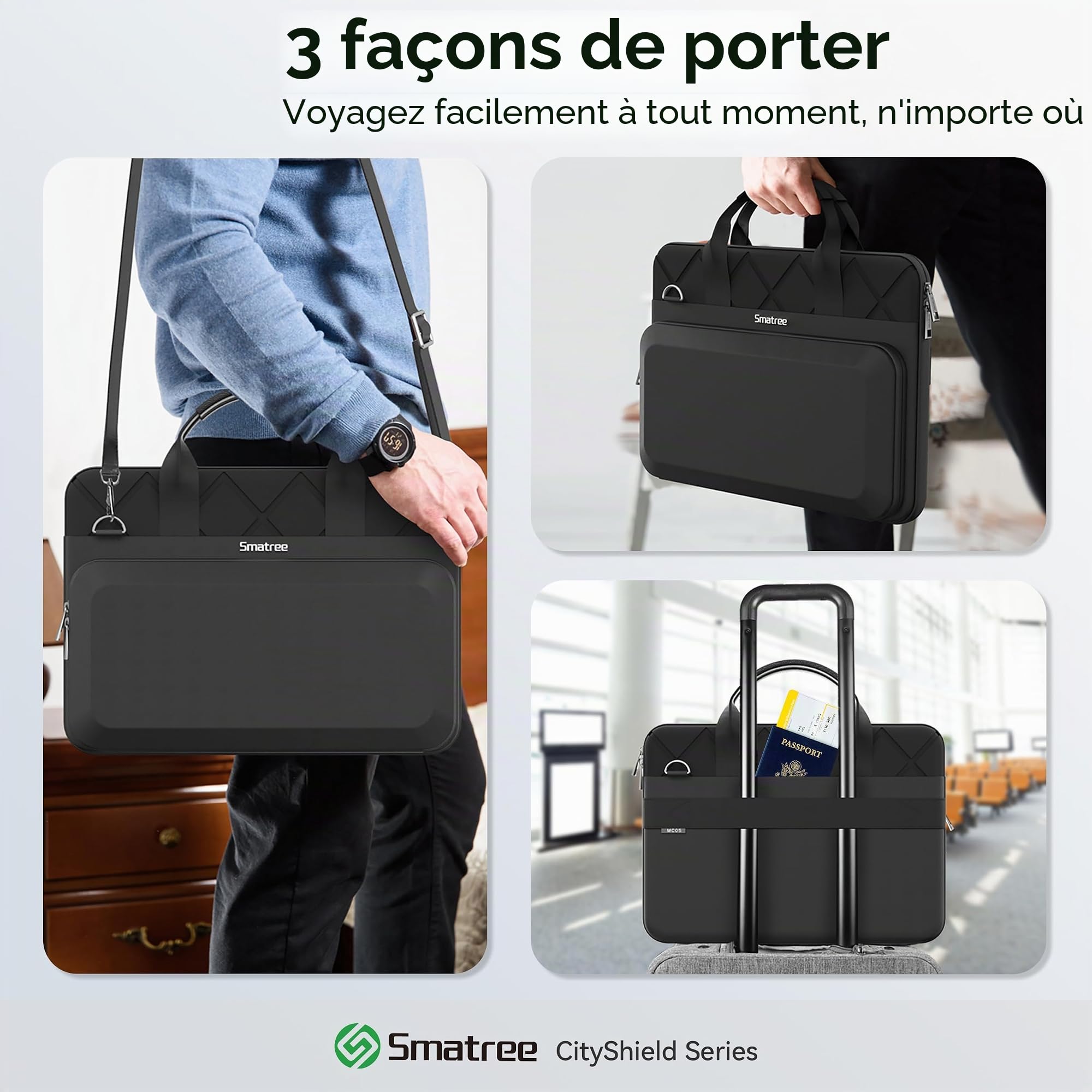 Smatree CityShield MC01 sacoche 18 pouces antichoc