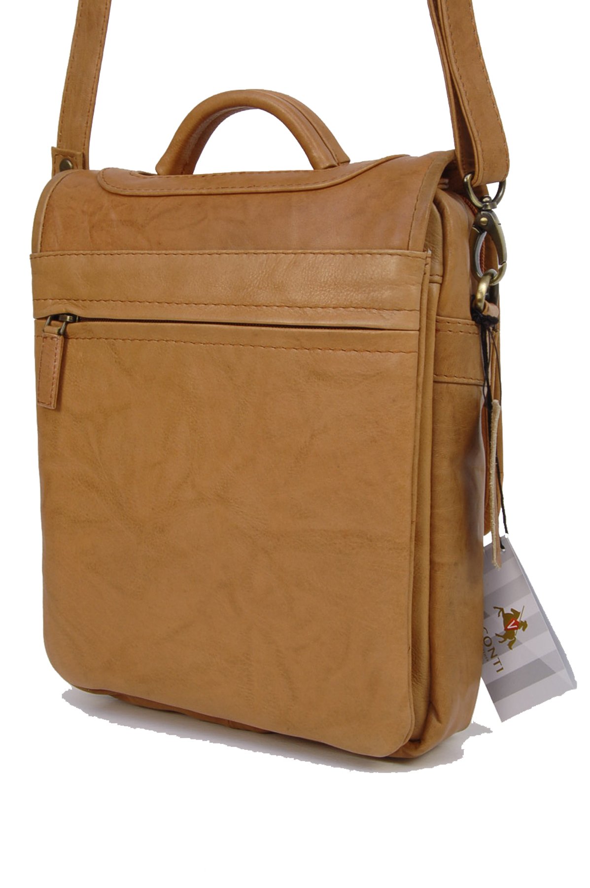 Visconti 1603 Grace sac bandoulière cuir sable Medium