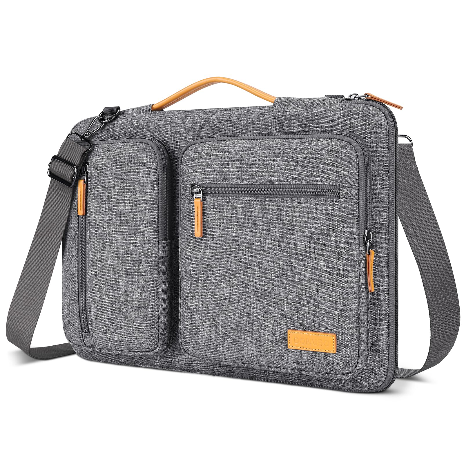 Domiso 17,3" sacoche ordinateur portable grise imperméable