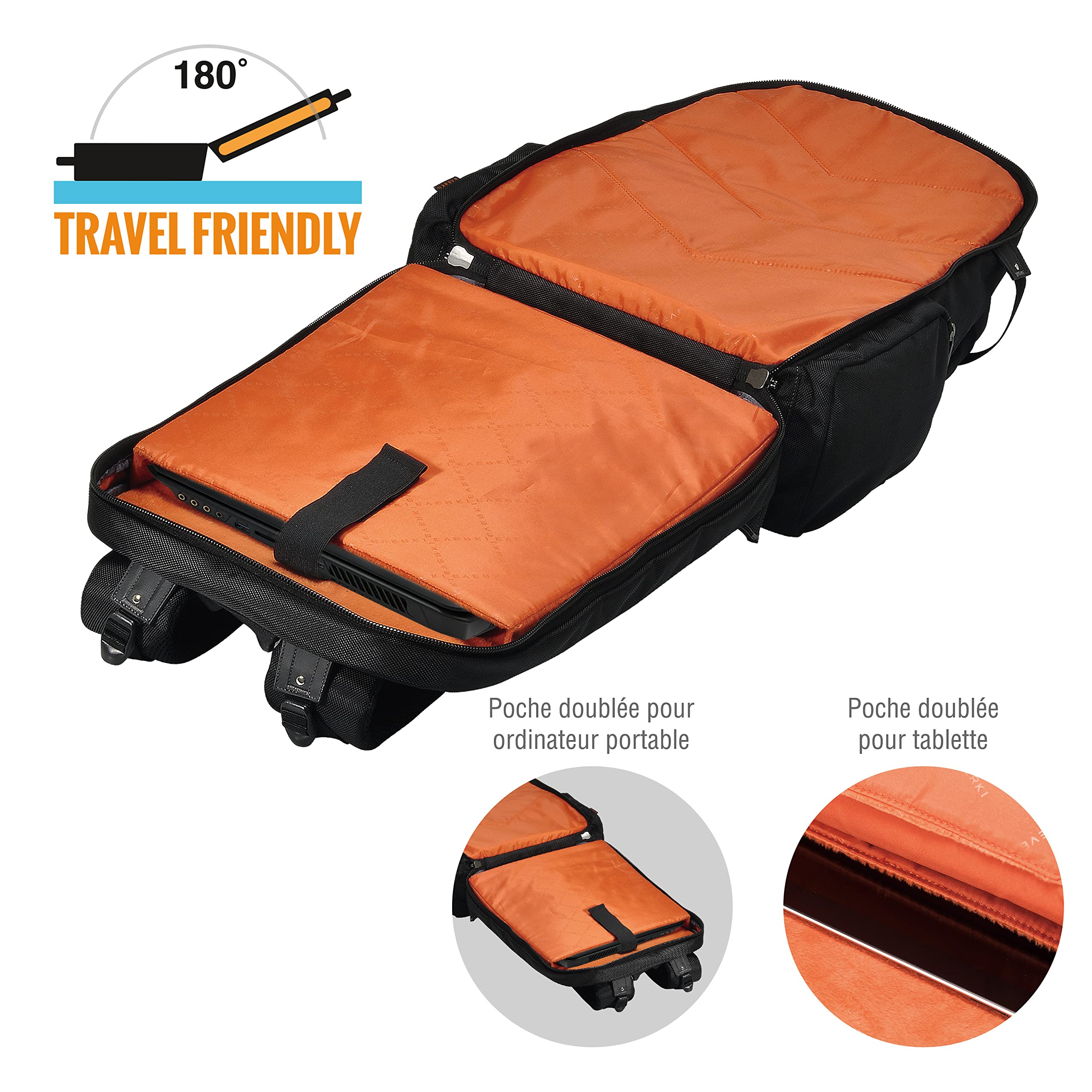 Everki Business 120 sac à dos 18,4 pouces 40L noir