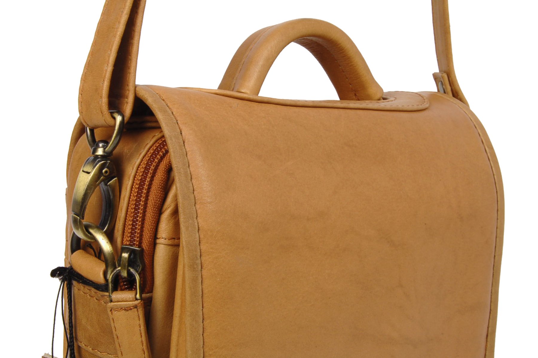 Visconti 1603 Grace sac bandoulière cuir sable Medium