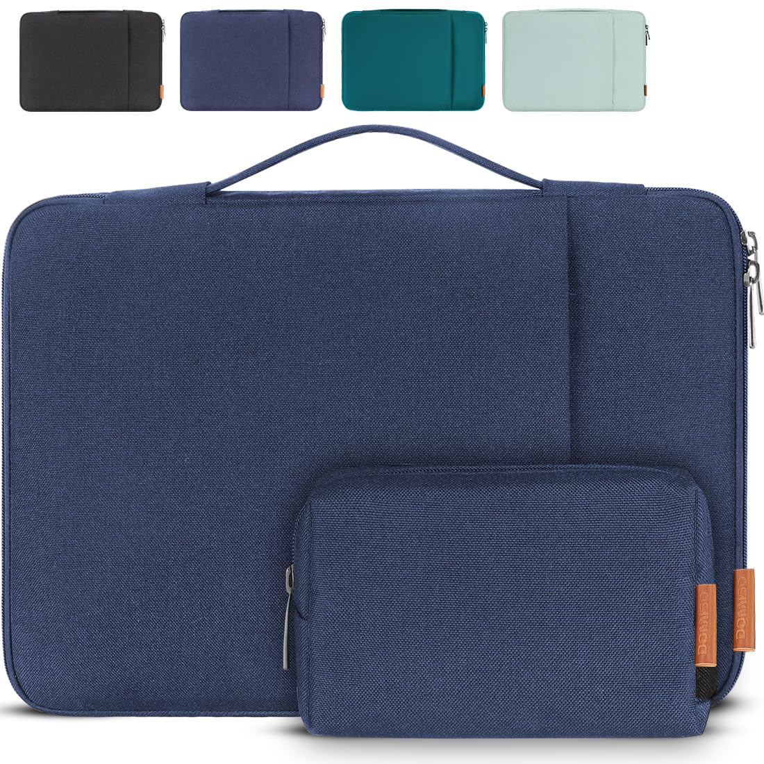 DOMISO housse 17,3 pouces bleu marine antichoc
