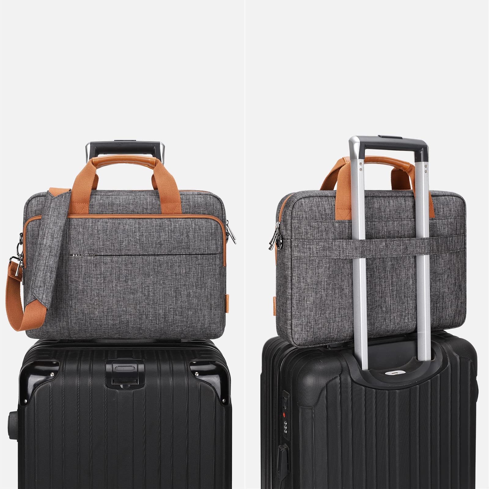 Domiso 15,6" sacoche 15" gris foncé imperméable