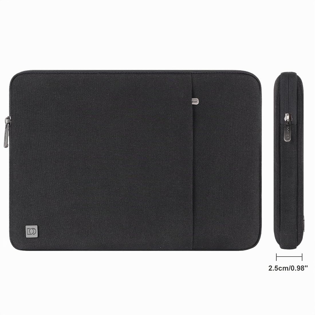 Domiso housse ordinateur 17,3 pouces noire imperméable