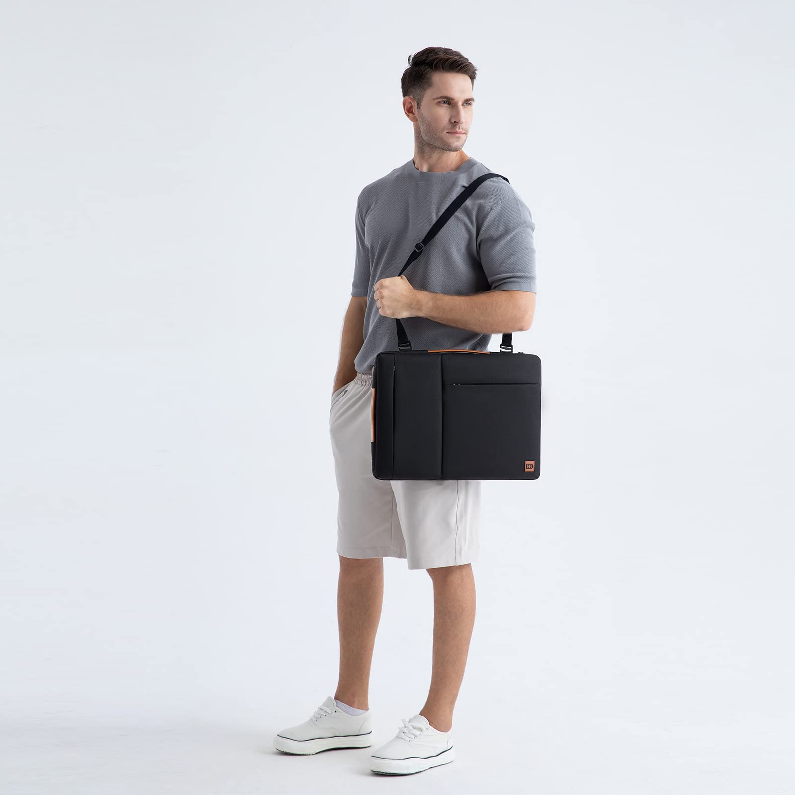 DOMISO Housse Tablette 10,1-10,5 Pouces Noire Imperméable