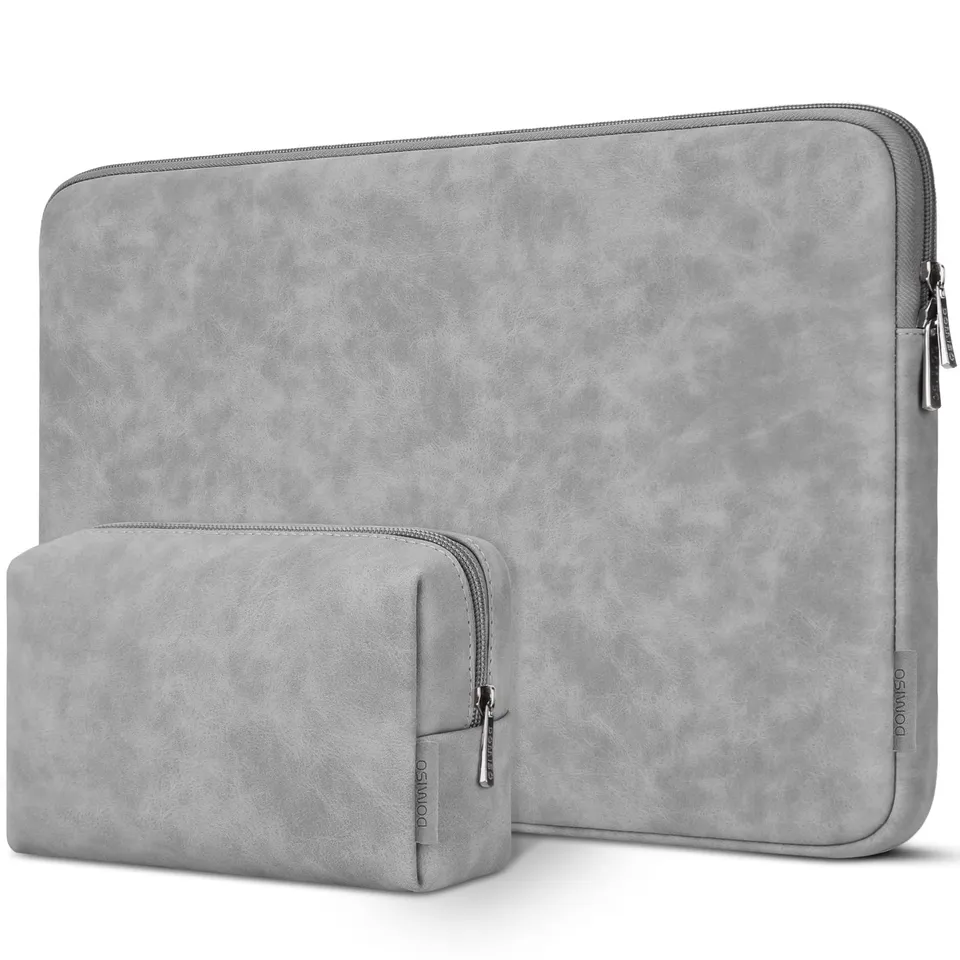 DOMISO 14 Pouces Housse Ordinateur Portable Gris Imperméable