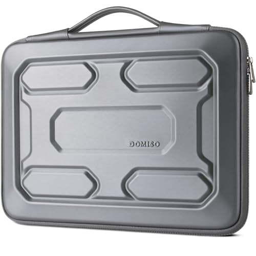 DOMISO housse EVA 17,3 pouces argent rigide