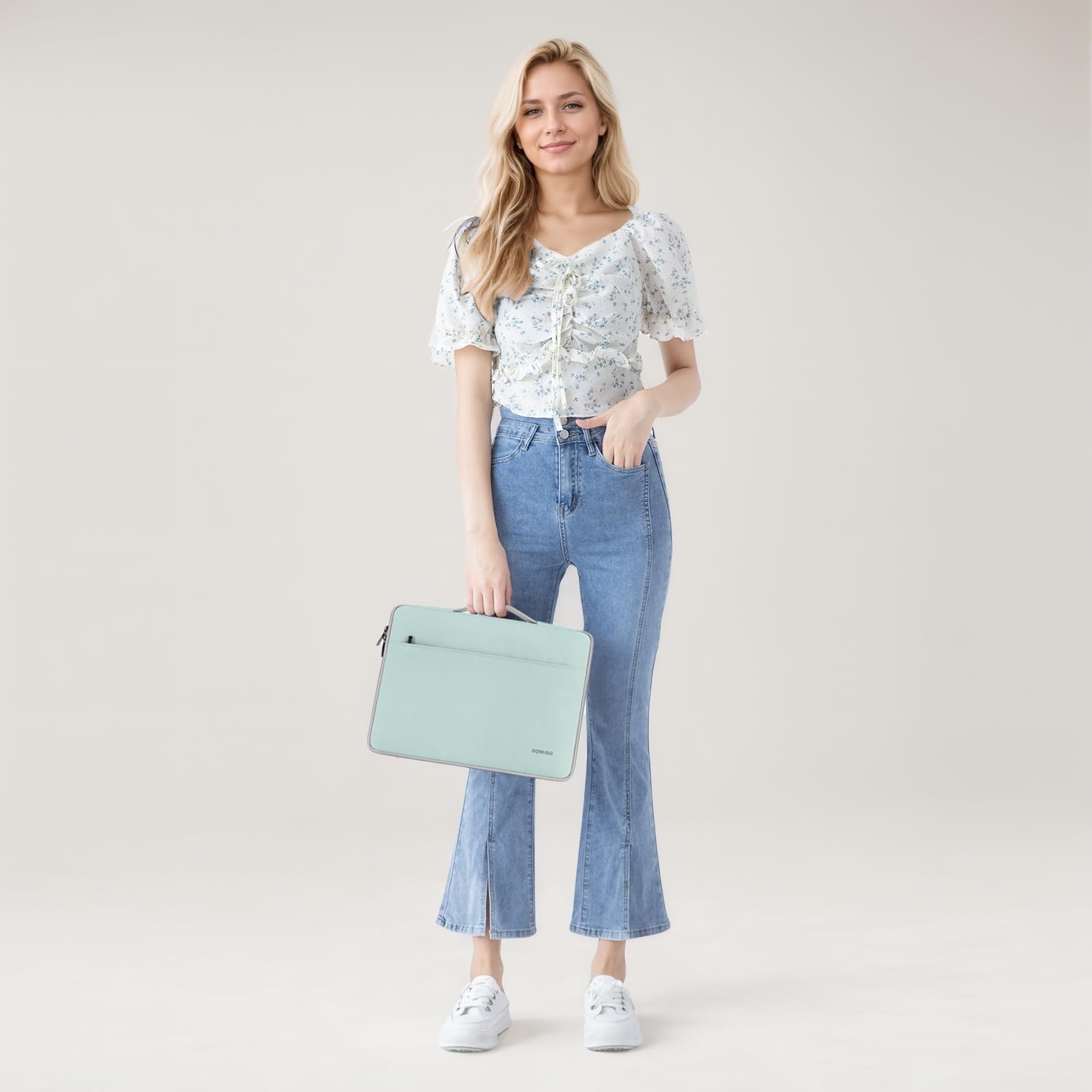 DOMISO housse 11 pouces toile menthe antichoc