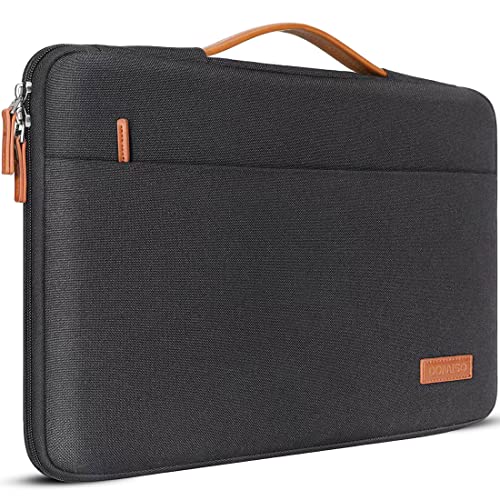 DOMISO housse ordinateur portable 15-15,6 pouces noir imperméable