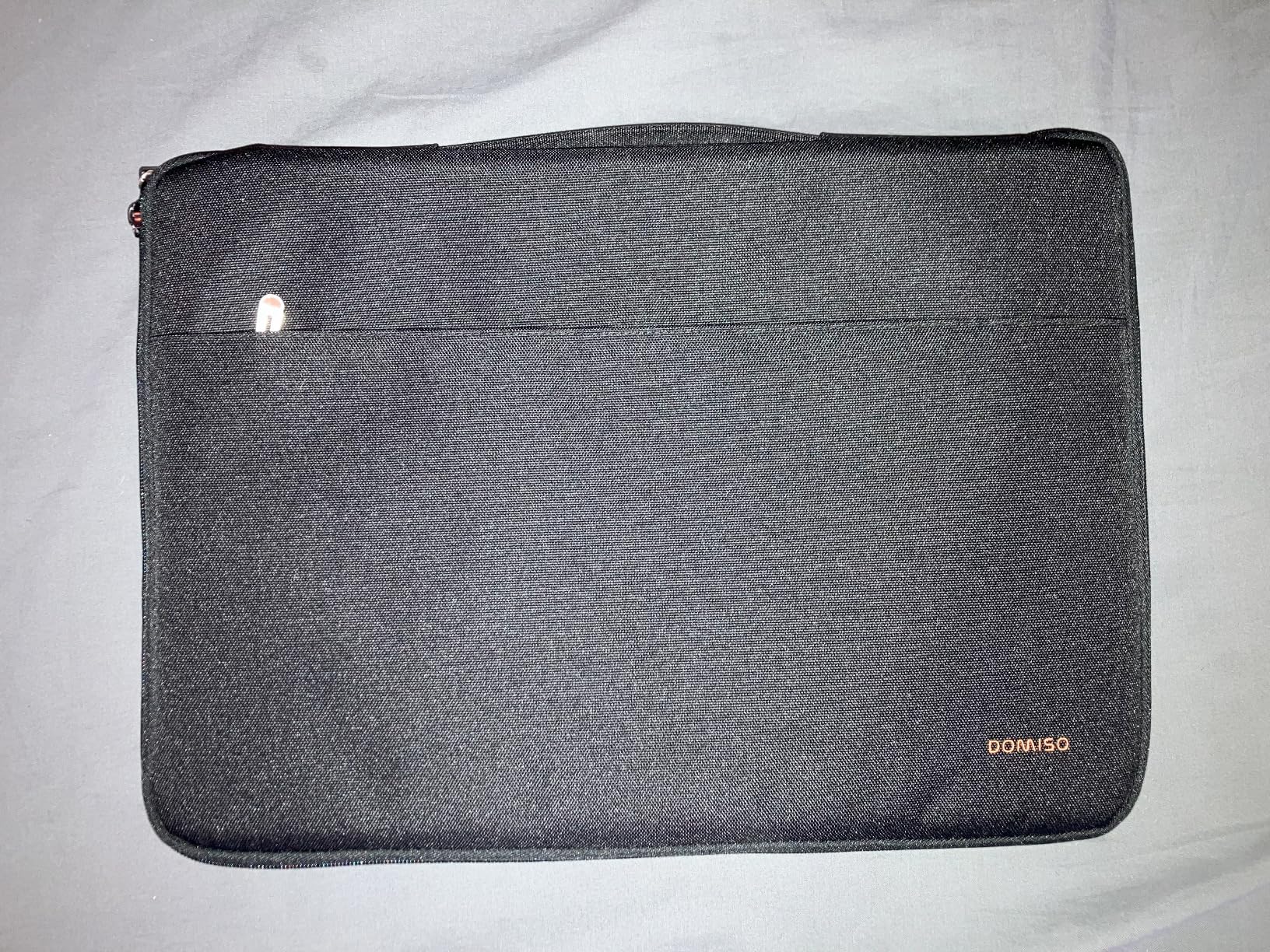 DOMISO 15,6 Pouces Housse Ordinateur Portable Noir Imperméable